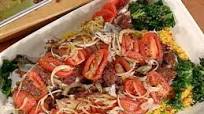 Baked Cod with Tomatoes and Onions Baked Cod with Tomatoes and Onions