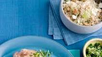 Lemon Parsley Pork Chops with Grape Walnut Quinoa Lemon Parsley Pork Chops with Grape Walnut Quinoa