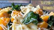 Butternut Squash & Kale Browned Butter Pasta Butternut Squash & Kale Browned Butter Pasta