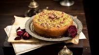 EGGLESS REVANI | INSTANT POT COCONUT & ROSE SEMOLINA CAKE EGGLESS REVANI | INSTANT POT COCONUT & ROSE SEMOLINA CAKE