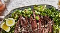 Marinated Steak With Almost Caesar Salad Marinated Steak With Almost Caesar Salad