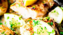 Broiled Cod with Lemon Butter Garlic Sauce Broiled Cod with Lemon Butter Garlic Sauce