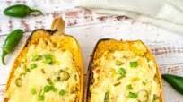 Jalapeno Popper Stuffed Spaghetti Squash Jalapeno Popper Stuffed Spaghetti Squash