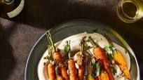 Whipped Hummus with Roasted Carrots & Za’atar Oil From Hetty McKinnon Whipped Hummus with Roasted Carrots & Za’atar Oil From Hetty McKinnon