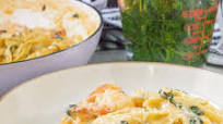 Shrimp Alfredo With Spinach Shrimp Alfredo With Spinach