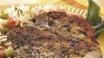 Herb-Rubbed Pork Chops Herb-Rubbed Pork Chops