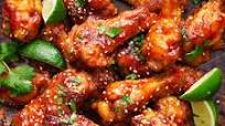 Sweet and Spicy Sriracha Baked Chicken Wings Sweet and Spicy Sriracha Baked Chicken Wings