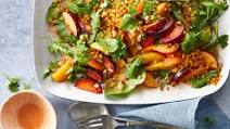 Plum-Spinach Salad with Curried Lentils Plum-Spinach Salad with Curried Lentils