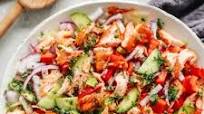 Easy Chopped Salmon Salad Easy Chopped Salmon Salad
