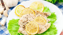 Easy Slow Cooker Lemony Garlic Chicken Breast Easy Slow Cooker Lemony Garlic Chicken Breast