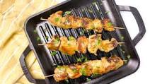 Honey Mustard Glazed Pork Skewers Honey Mustard Glazed Pork Skewers