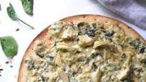 Vegan Spinach Artichoke Pizza Vegan Spinach Artichoke Pizza