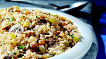 Quick Brown Rice and Mushroom Pilaf Quick Brown Rice and Mushroom Pilaf