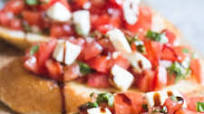 Bruschetta with Mozzarella Bruschetta with Mozzarella