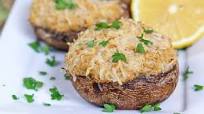 Healthy Crab Stuffed Portobello Mushrooms Healthy Crab Stuffed Portobello Mushrooms