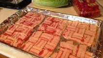 How to make woven-bacon blts How to make woven-bacon blts