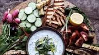 Mediterranean Summer Board with Cypriot Tzatziki Mediterranean Summer Board with Cypriot Tzatziki