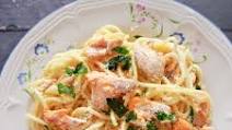Salmon Carbonara Salmon Carbonara