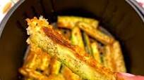Air Fryer Keto Zucchini Fries With Parmesan Cheese (No Breading) Air Fryer Keto Zucchini Fries With Parmesan Cheese (No Breading)
