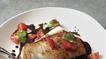 Seared Cod with Black Garlic Sauce Seared Cod with Black Garlic Sauce