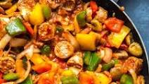 One Pan Sausage Peppers and Onions One Pan Sausage Peppers and Onions