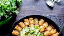Vegetarian Chili Tater Tot Hotdish Vegetarian Chili Tater Tot Hotdish