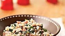 Hoppin' John with Mustard Greens Hoppin' John with Mustard Greens