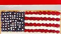 American Flag Fruit Pizza American Flag Fruit Pizza