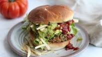 Sweet Potato, Black Bean Guac Vegan Burger Sweet Potato, Black Bean Guac Vegan Burger