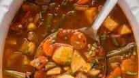 Crockpot Vegetable Beef Soup Crockpot Vegetable Beef Soup
