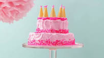 Dreamy Pink Castle Cake Dreamy Pink Castle Cake