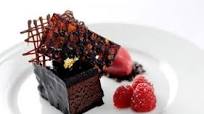 Chocolate mousse cake with raspberries Chocolate mousse cake with raspberries