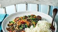 Roasted aubergine & tomato curry Roasted aubergine & tomato curry