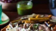Paleo slow cooker pork roast Recipe with a Sugar-Free Chimichurri Sauce Paleo slow cooker pork roast Recipe with a Sugar-Free Chimichurri Sauce