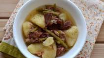 SLOW COOKER HAM, GREEN BEANS & POTATOES SLOW COOKER HAM, GREEN BEANS & POTATOES