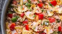 Creamy Italian Sausage Pasta (One-Pan, 30-Minute Recipe) Creamy Italian Sausage Pasta (One-Pan, 30-Minute Recipe)