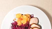 Pork Tenderloin With Red Cabbage and Applesauce Pork Tenderloin With Red Cabbage and Applesauce