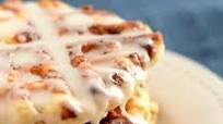 Cinnamon Roll Waffles Cinnamon Roll Waffles