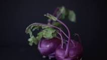 Purple Vienna Kohlrabi salad with thyme and chives Purple Vienna Kohlrabi salad with thyme and chives