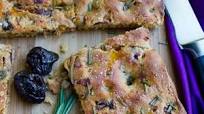 Whole Wheat Focaccia with California Prunes & Prosciutto Whole Wheat Focaccia with California Prunes & Prosciutto