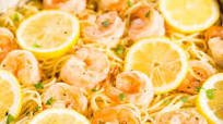 Lemon Butter Garlic Shrimp with Angel Hair Pasta Lemon Butter Garlic Shrimp with Angel Hair Pasta