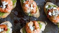 Easy Guacamole & Spiced Shrimp Crostini Recipe Easy Guacamole & Spiced Shrimp Crostini Recipe