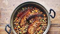 One-pot roast pork and lentil braise One-pot roast pork and lentil braise
