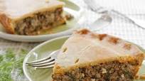 Greek Meat & Spinach Pie Greek Meat & Spinach Pie