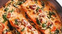 Creamy Tuscan Salmon with Spinach, Artichokes, and Garlic Creamy Tuscan Salmon with Spinach, Artichokes, and Garlic
