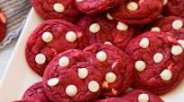 Red Velvet White Chocolate Chip Cookies Red Velvet White Chocolate Chip Cookies