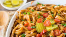 Cheeseburger and French Fry Casserole Cheeseburger and French Fry Casserole