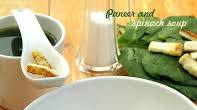 Paneer and Spinach Soup Paneer and Spinach Soup