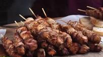 Greek pork souvlaki - an old traditional recipe Greek pork souvlaki - an old traditional recipe