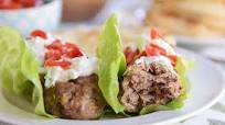 Falafel Meatball Wraps with Tzatziki Sauce Falafel Meatball Wraps with Tzatziki Sauce